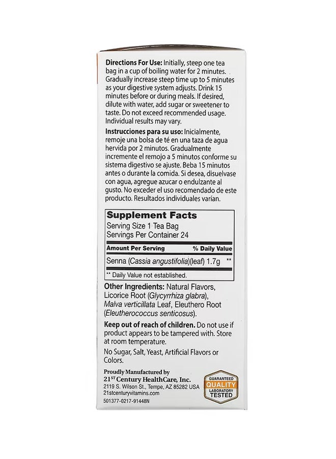 21st Century Herbal Slimming Orange Tea 24 Tea Bags - Image 2